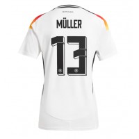 Camisa de Futebol Alemanha Thomas Muller #13 Equipamento Principal Europeu 2024 Manga Curta
